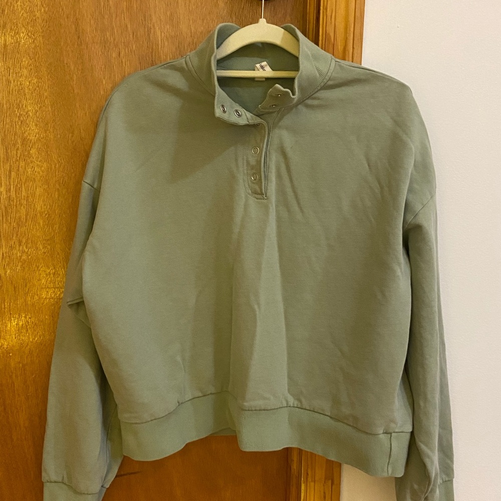 Sage green sweatshirt